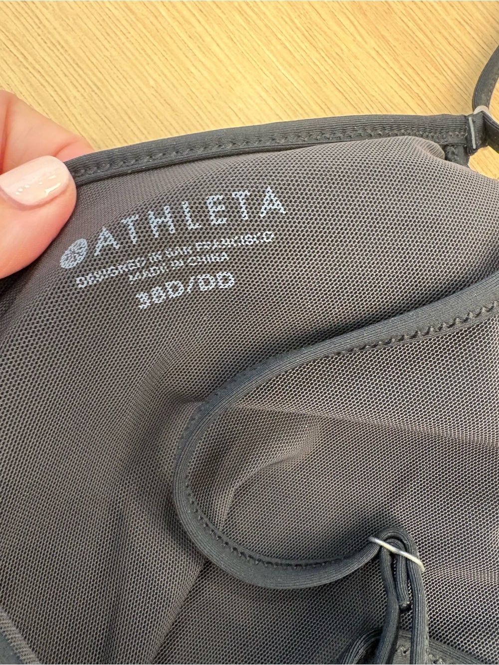 Athleta Black Strappy Tankini Swim Top - Picture 5 of 8